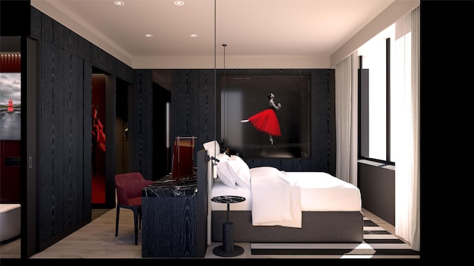 Radisson RED Auckland - Suite bedroom