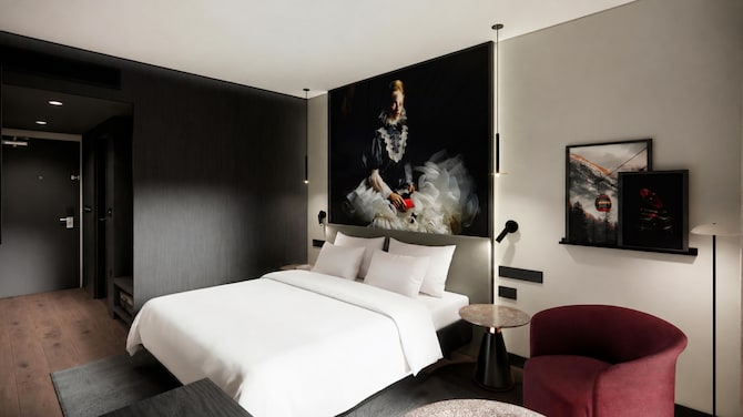 Radisson RED Birmingham Edgbaston Stadium - Superior Room CGI Recreation