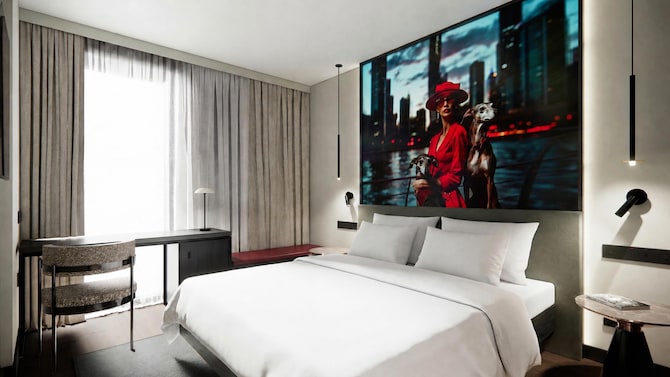 Radisson RED Birmingham Edgbaston Stadium - Standard Room CGI Recreation