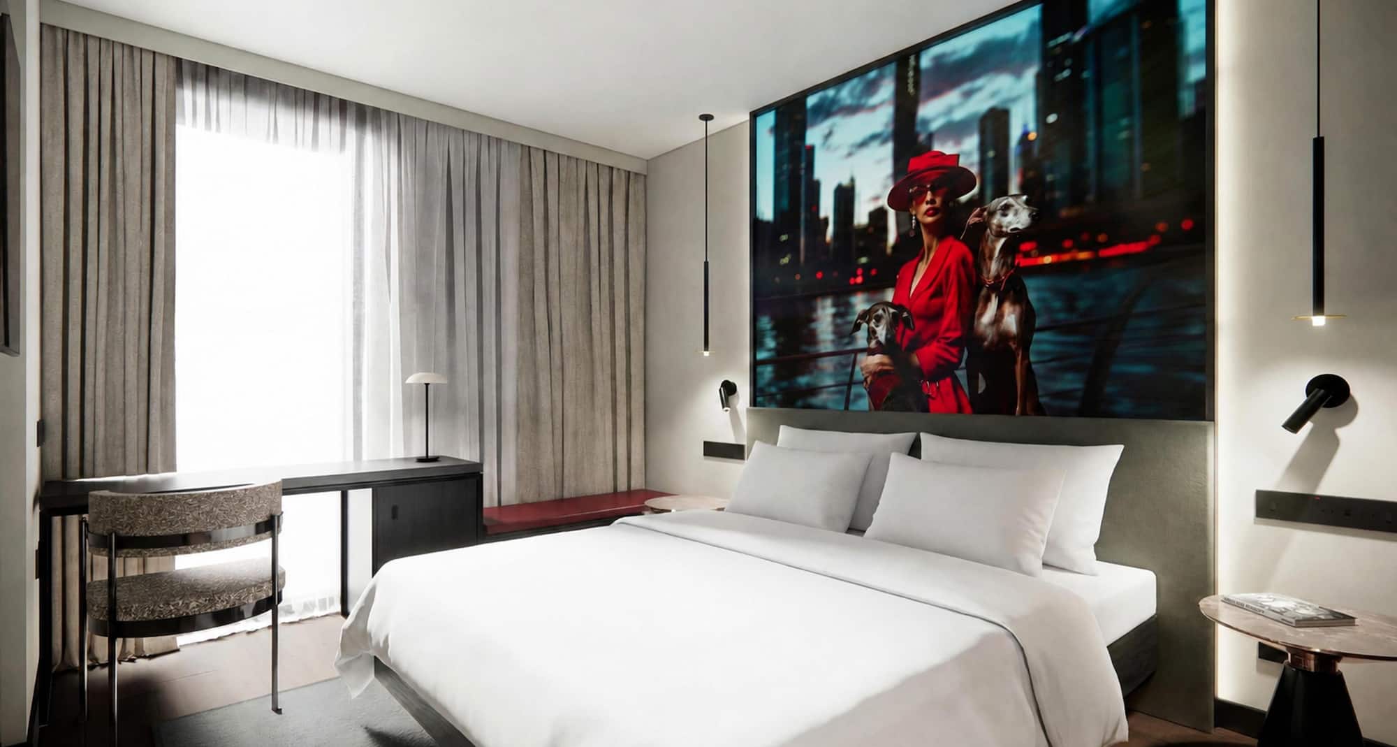 Radisson RED Birmingham Edgbaston Stadium - Standard Room CGI Recreation