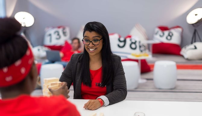 Radisson Red Brand - Two guests playing game