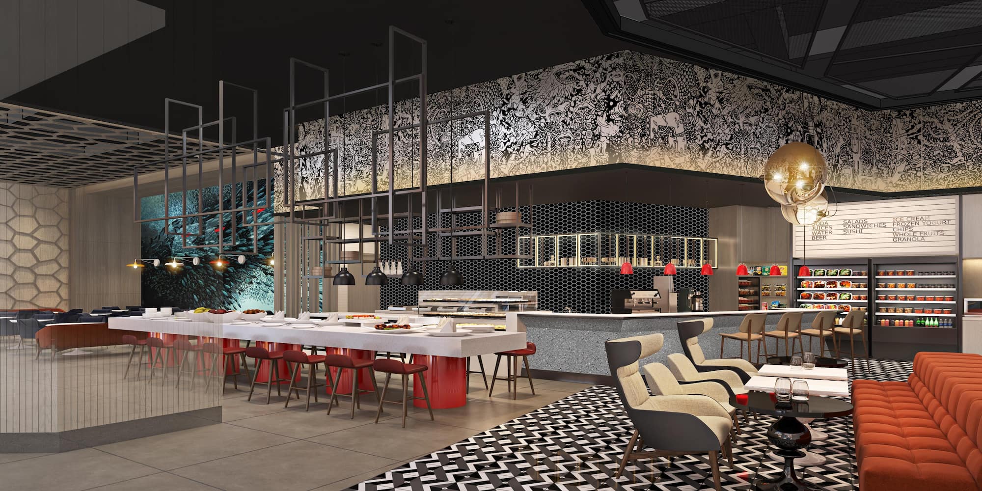 Radisson RED Cebu Mandaue - Restaurant CGI recreation