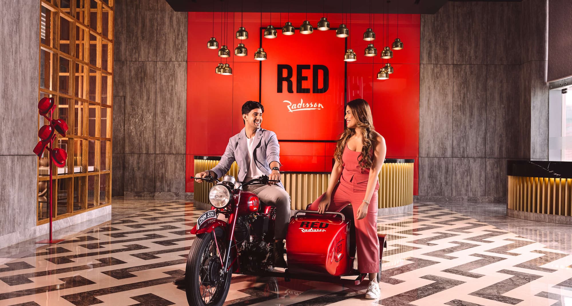 Radisson RED Chandigarh Mohali - Lobby RED Bike