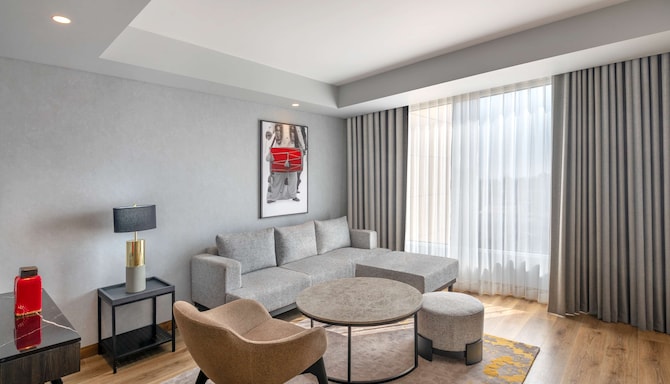 Radisson RED Chandigarh Mohali - Junior Suite living room