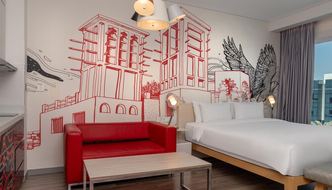 Radisson RED Dubai Silicon Oasis - 客房/住宿