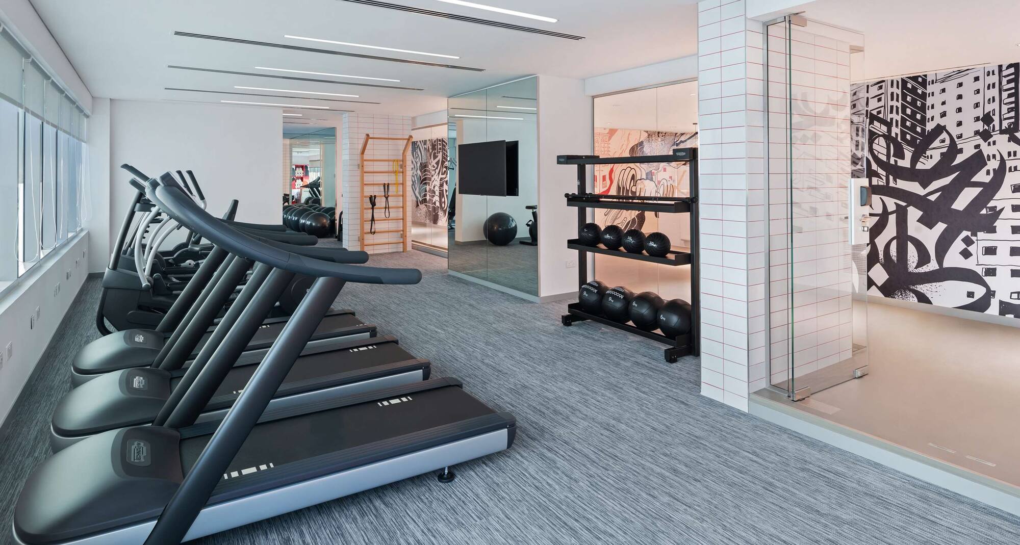 迪拜硅谷绿洲丽芮酒店 - 健身房