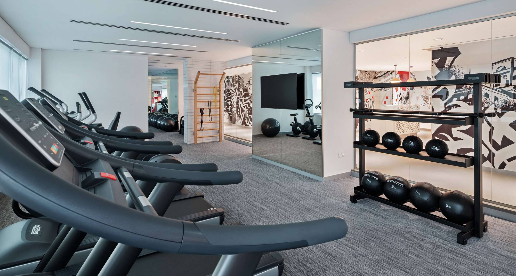 迪拜硅谷绿洲丽芮酒店 - 健身房