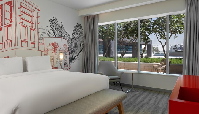Radisson RED Dubai Silicon Oasis - 客房/住宿