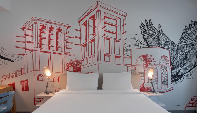 Radisson RED Dubai Silicon Oasis - 客房/住宿