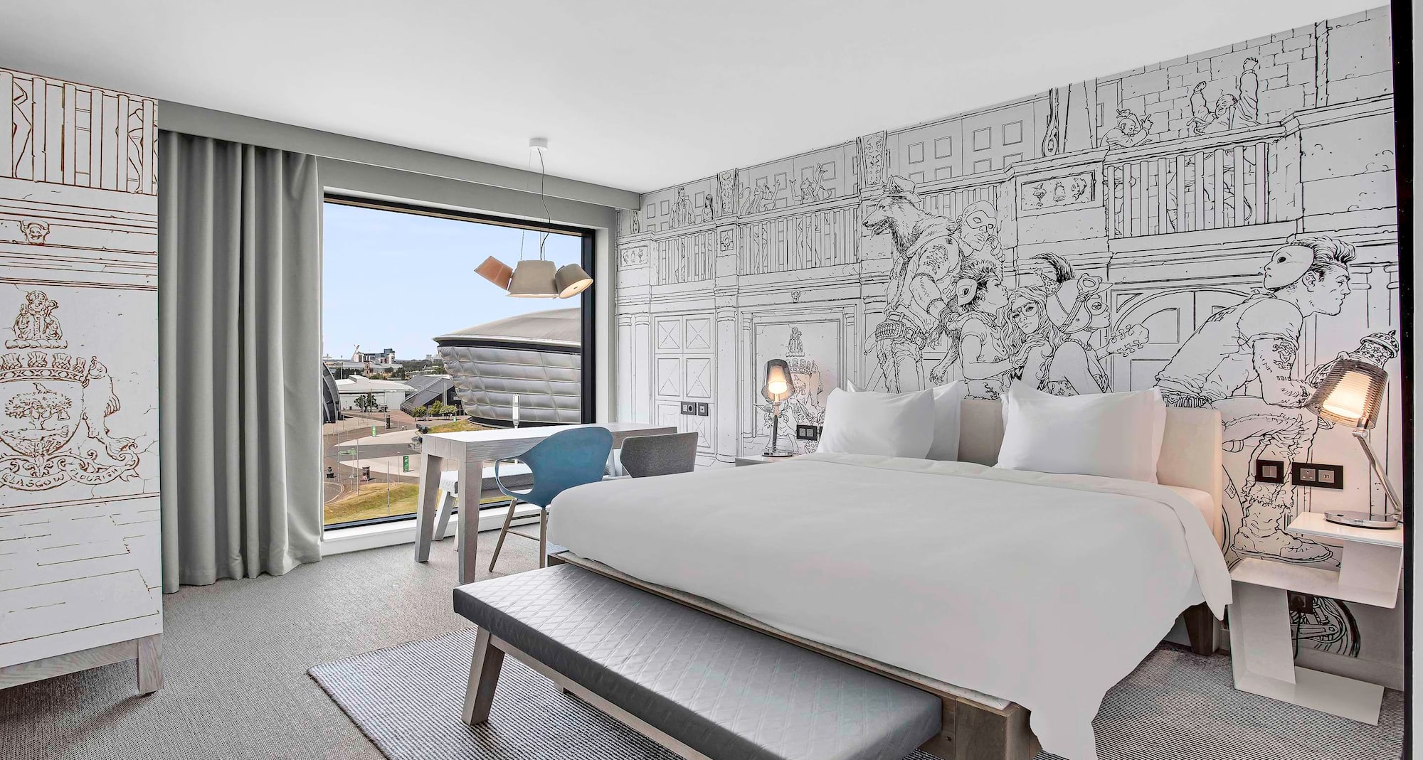 Radisson RED Glasgow - Superior Room - Hydro view