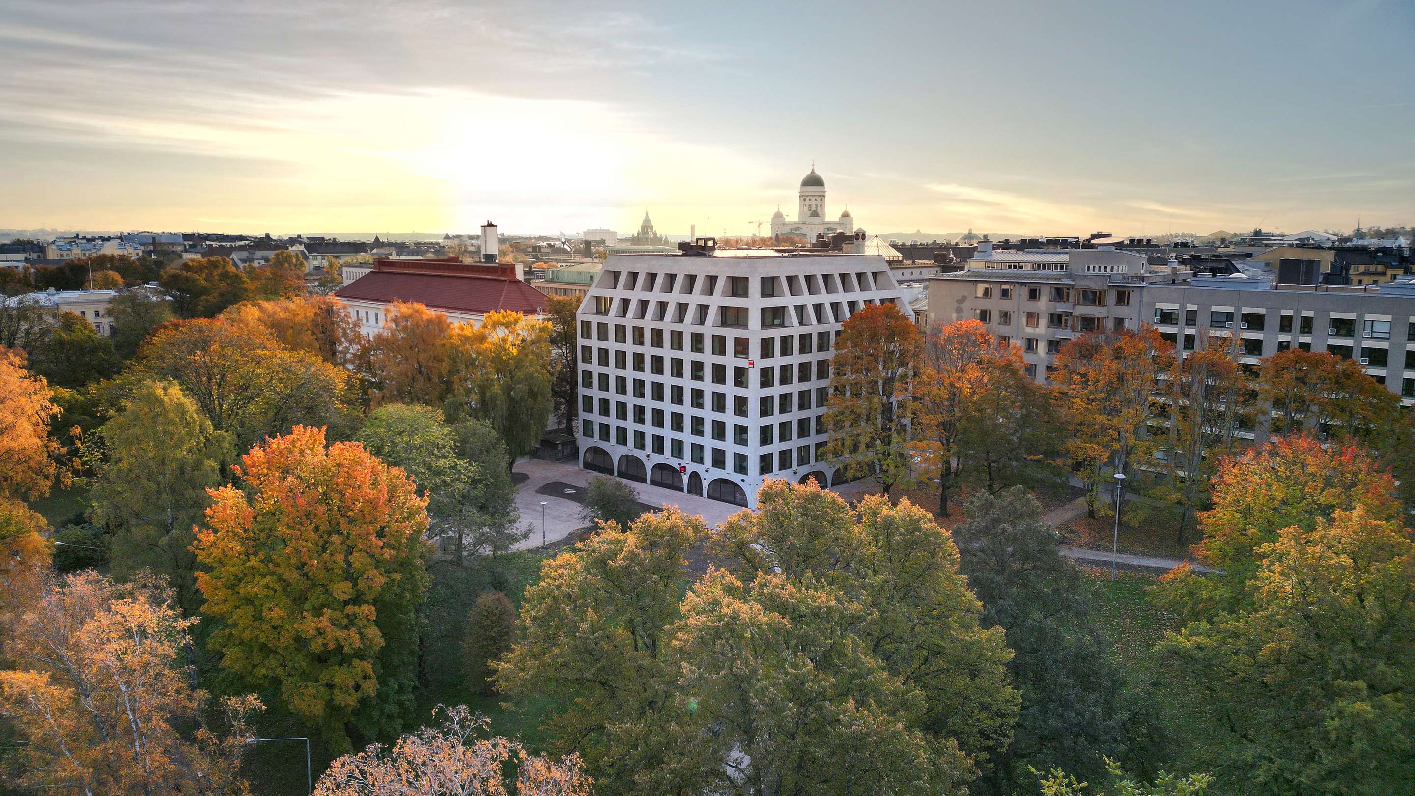 Radisson RED Helsinki - Aerial View