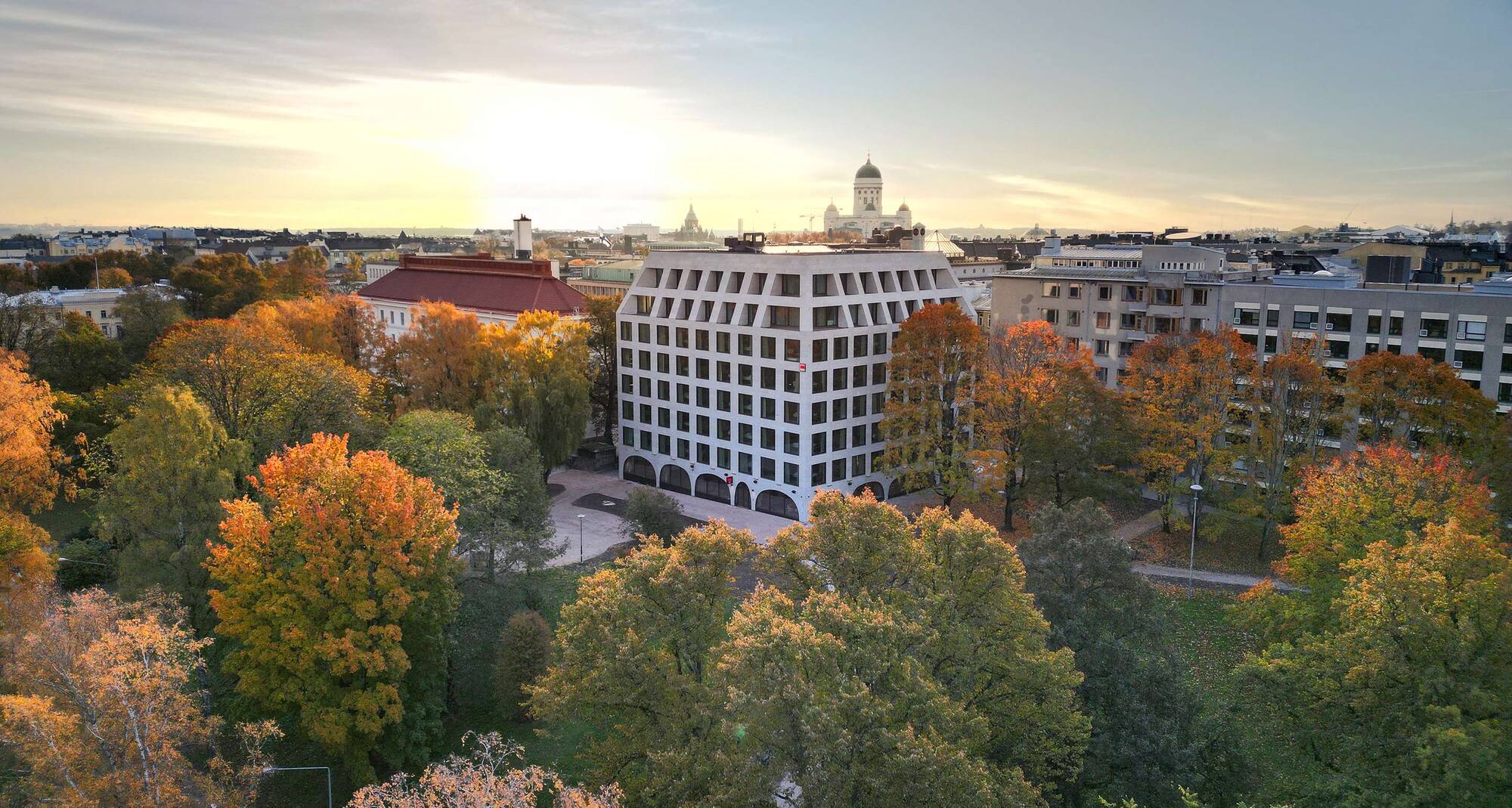 Radisson RED Helsinki – luftfoto