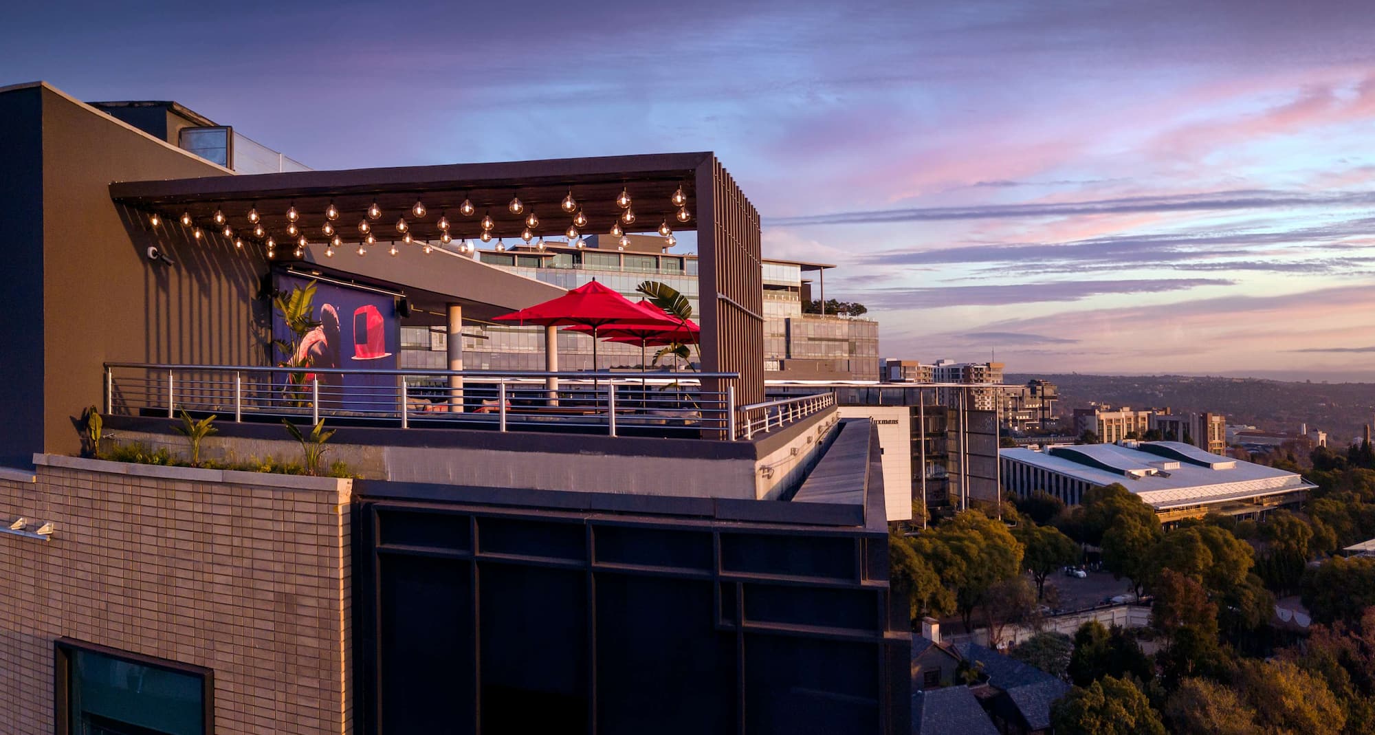 Radisson RED Johannesburg Rosebank - RED Roof Bar + Terrace