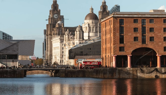 Radisson RED Liverpool - Royal Albert Dock and Liver Building