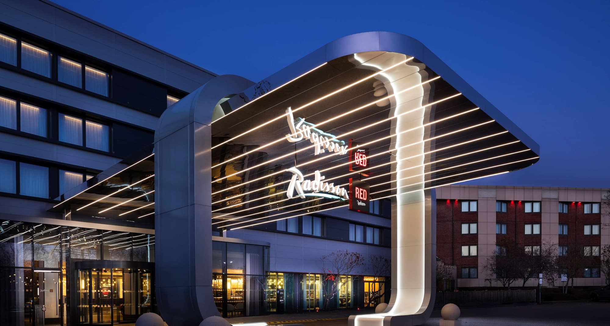 Radisson RED London Heathrow - Evening Exterior