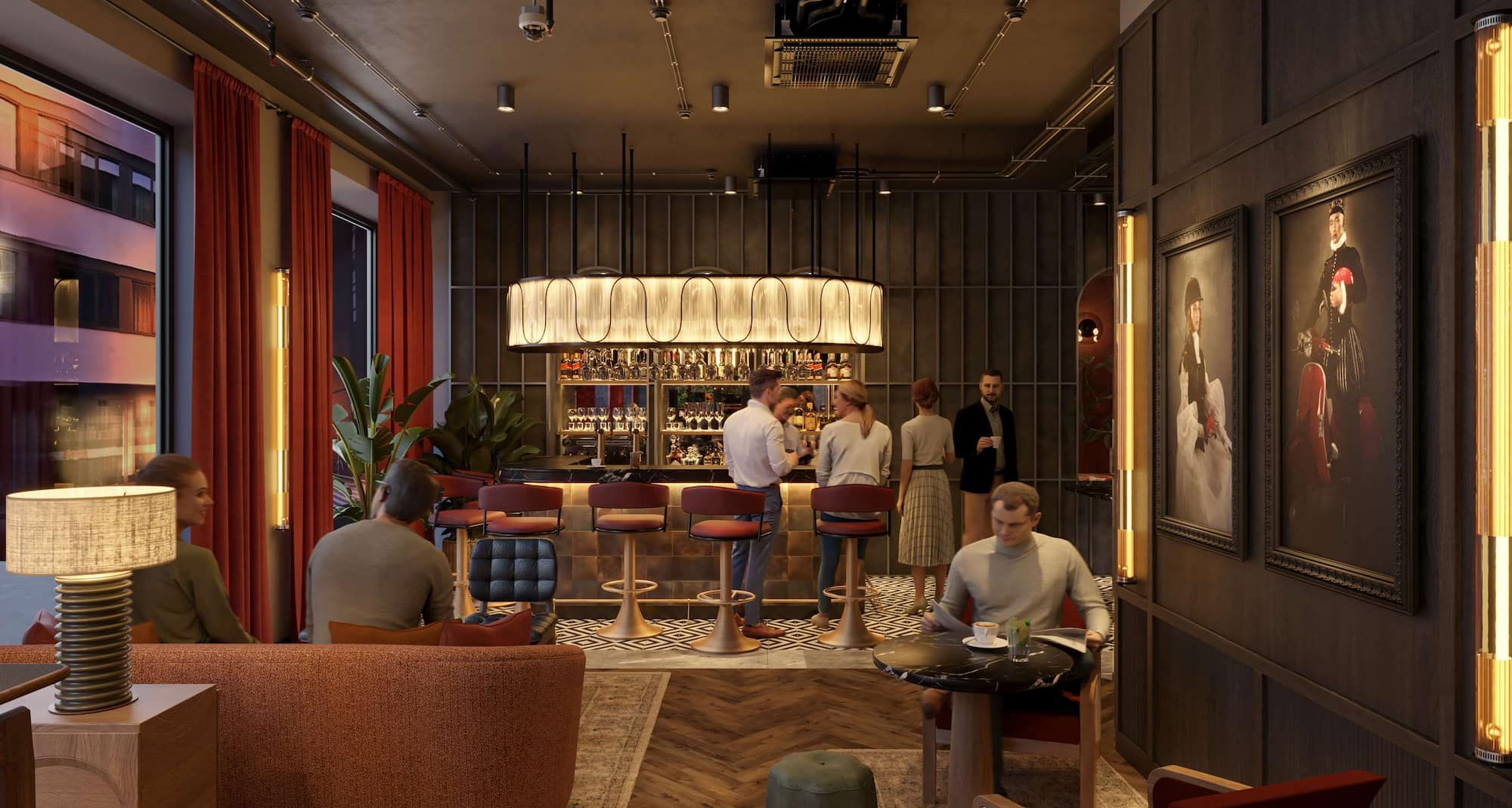 Park Inn By Radisson Oslo - RED Oslo Bar