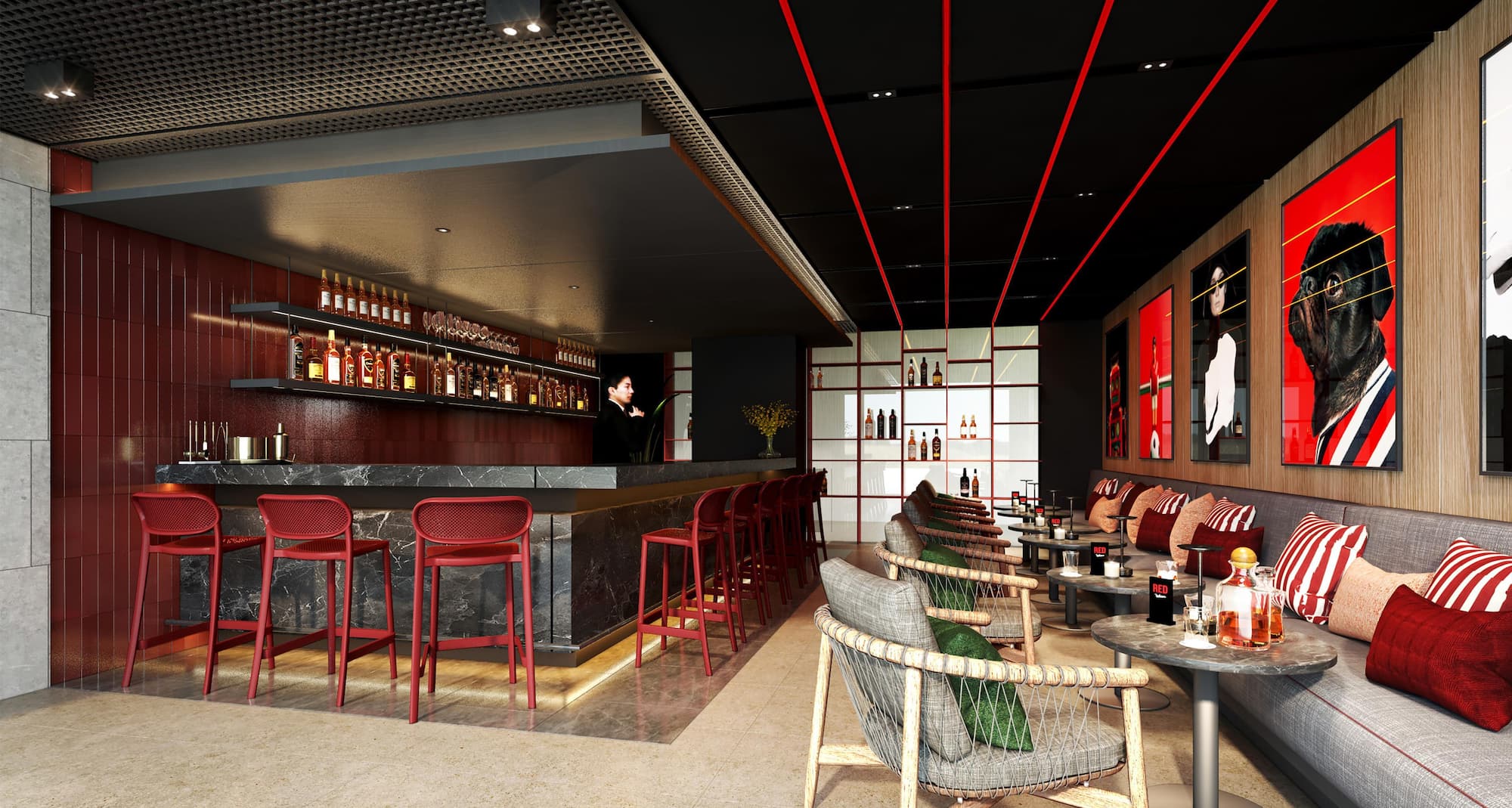 Radisson RED Vientiane - Pool bar CGI Recreation