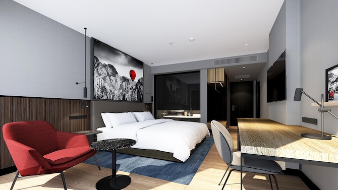 Radisson RED Vientiane - Deluxe room CGI Recreation
