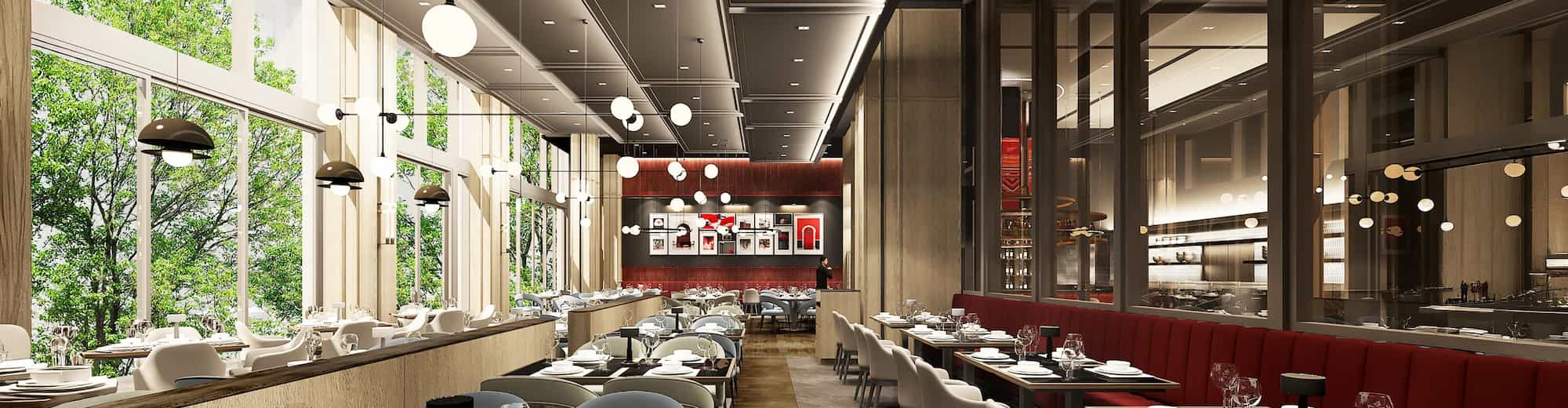 Radisson RED Vientiane - All Day Dining CGI Recreation