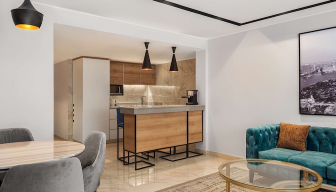 Radisson Residences Cairo Heliopolis - مطبخ غرفة ضيوف / مطبخ صغير