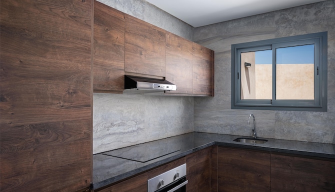 Radisson Residences Taghazout Bay - مطبخ غرفة ضيوف / مطبخ صغير