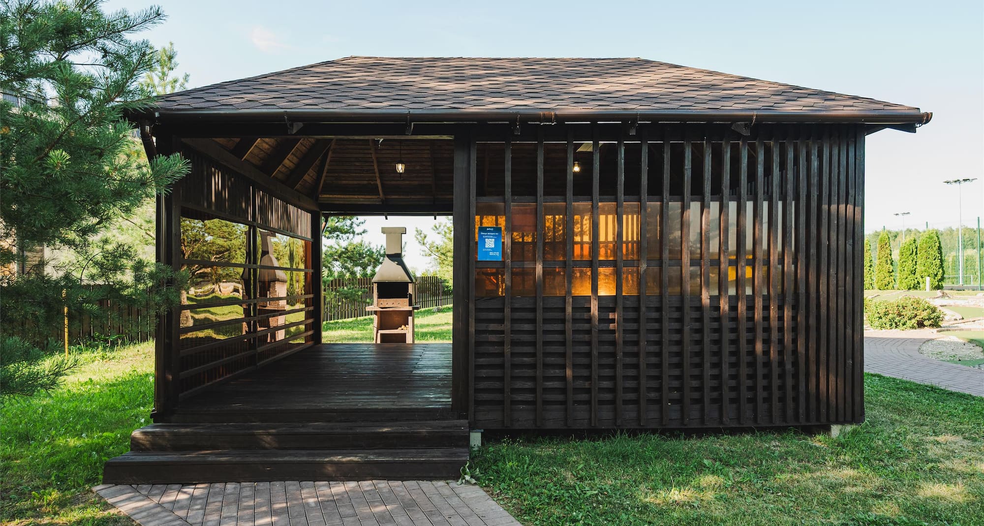 Radisson Residences, Zavidovo - BBQ tent on the beach