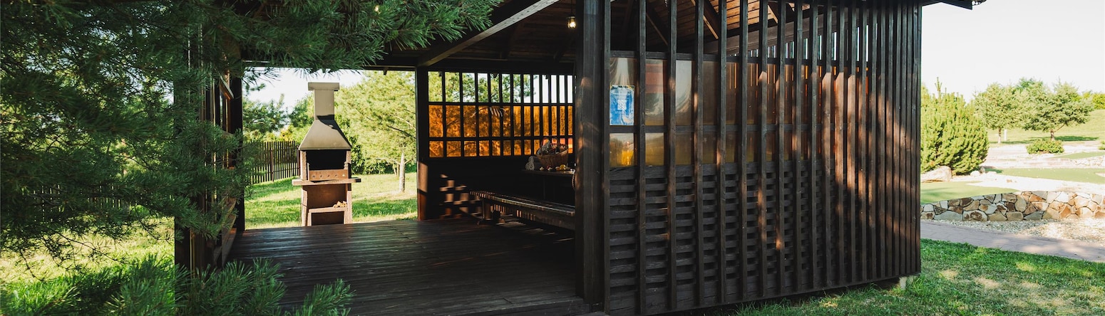 Radisson Residences, Zavidovo - BBQ tent on the beach