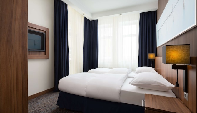Radisson Residences, Zavidovo - Bedroom with twin beds