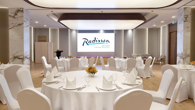 Radisson Resort Layan Phuket - Meeting Room Cabaret Set Up