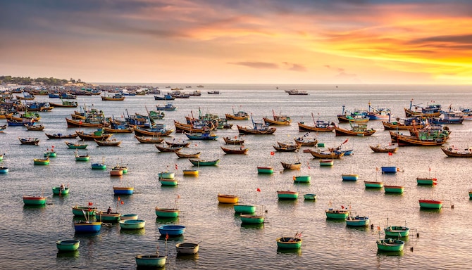 Radisson Resort Phan Thiet - Mui Ne Fishing Boats