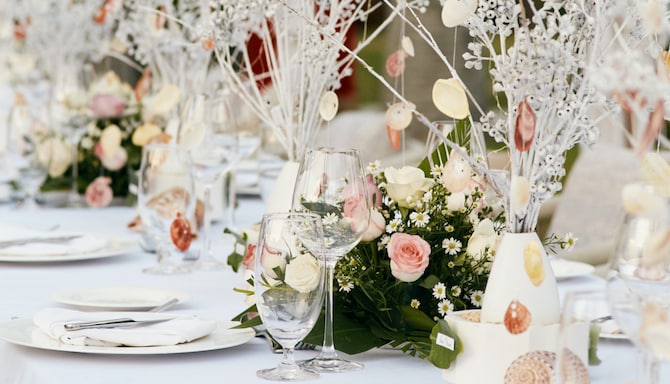 Radisson Resort Phan Thiet - Wedding Table Setup