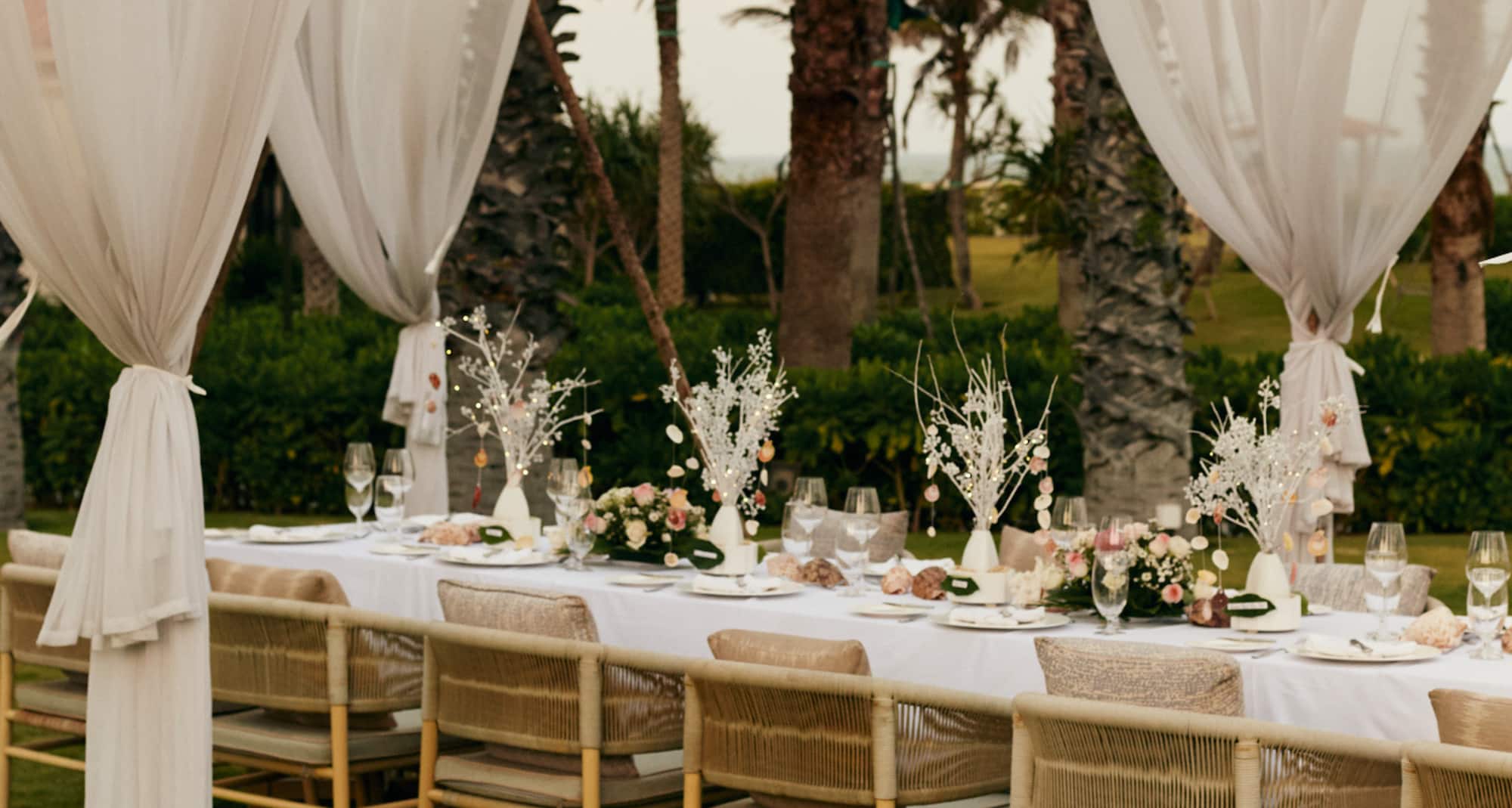 Radisson Resort Phan Thiet - Wedding Table Setup