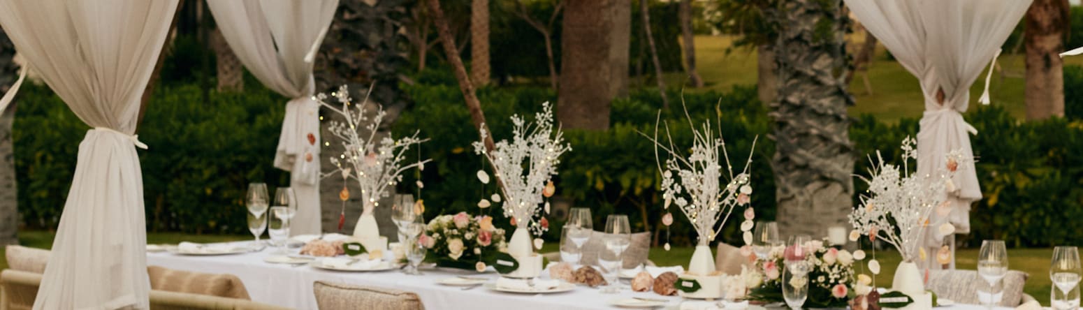 Radisson Resort Phan Thiet - Wedding Table Setup