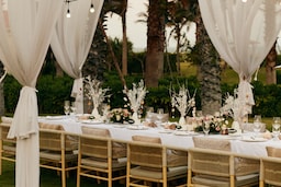 Radisson Resort Phan Thiet - Wedding Table Setup