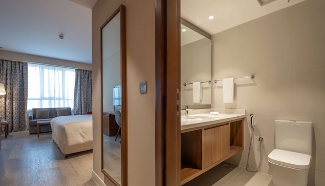 Radisson Resort Ras Al Khaimah Marjan Island - حمام غرفة الضيوف