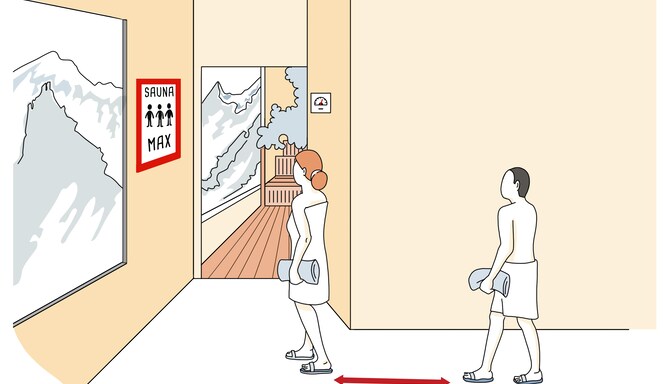 Business responsabile - Resort - Adottare misure di distanziamento fisico nelle spa e nelle aree benessere