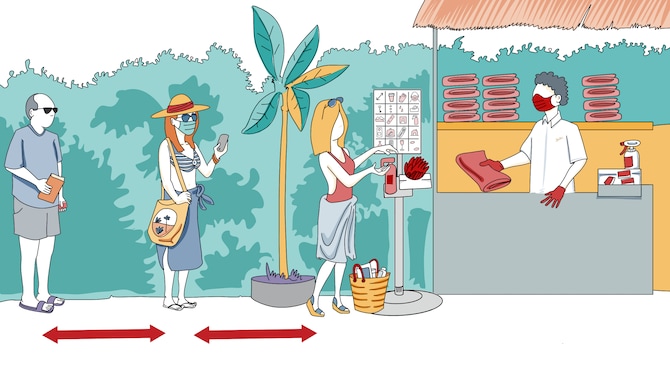 Business responsabile - Resort - Installare postazioni di igienizzazione a base di alcol in tutti i locali