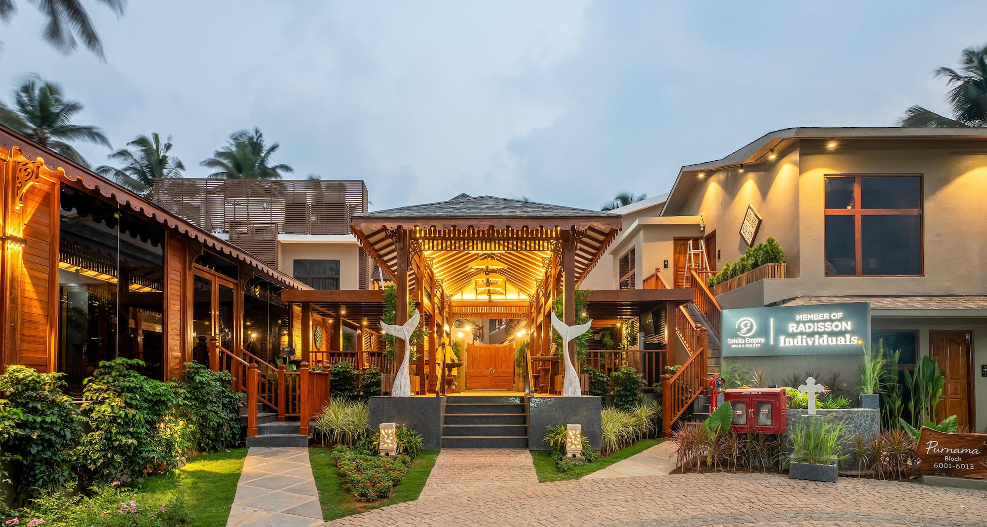 Sstella Empire Beach Resort Goa, a member of Radisson Individuals - Main Entrance
