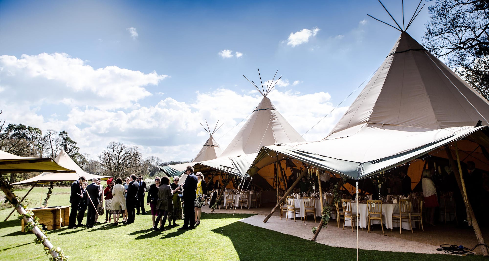 Stanhill Court Hotel, a member of Radisson Individuals - Wedding Tipi outside