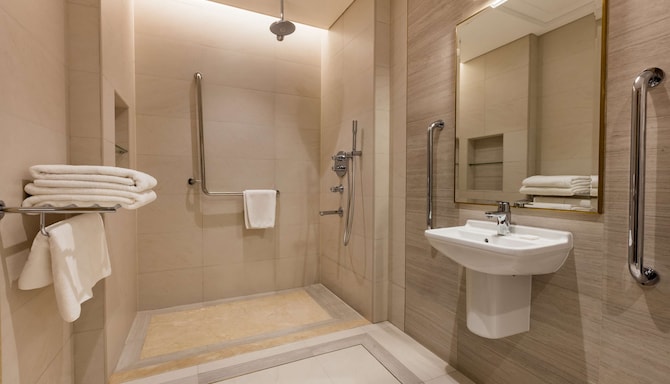 The Diplomat Radisson Blu Hotel, Residence & Spa, Manama - Accessible  Bathroom