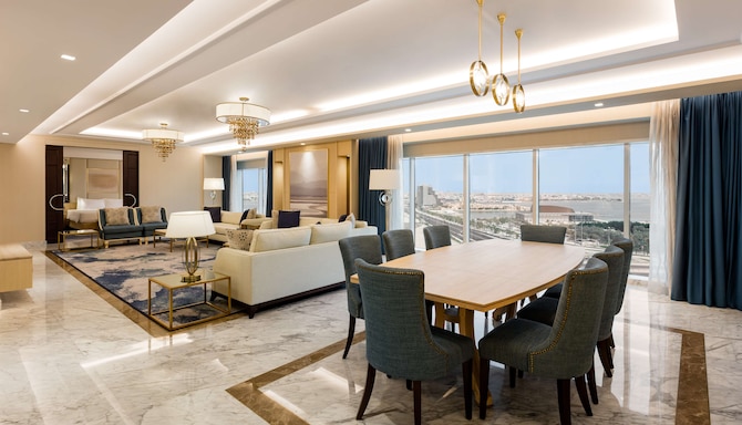 The Diplomat Radisson Blu Hotel, Residence & Spa, Manama - Royal Suite Living Room