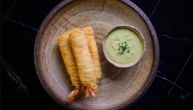 The Edwardian Manchester, A Radisson Collection Hotel - Peter Street Kitchen  - Crispy Filo King Prawns