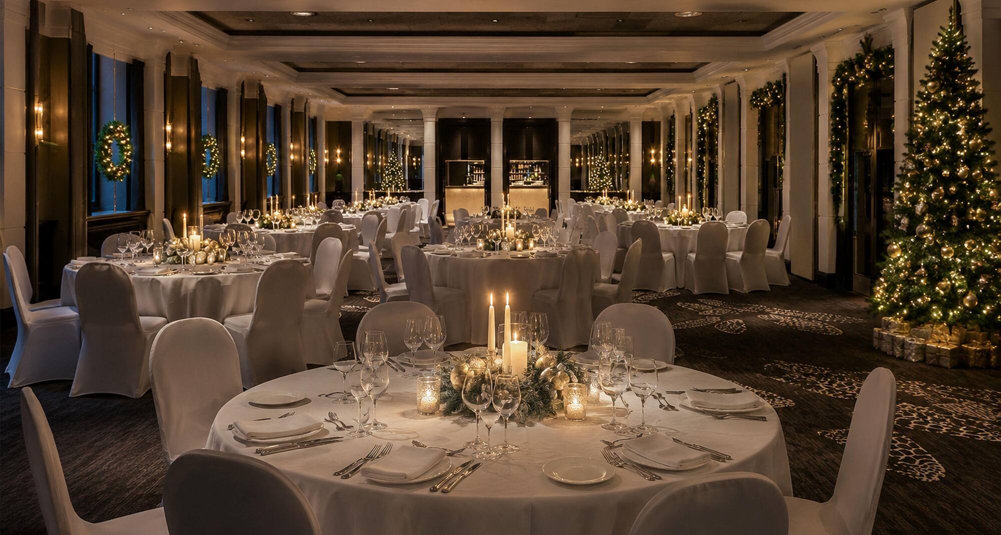 The Edwardian Manchester, A Radisson Collection Hotel - Meeting Room - The Hallé Suite - Christmas Set Up