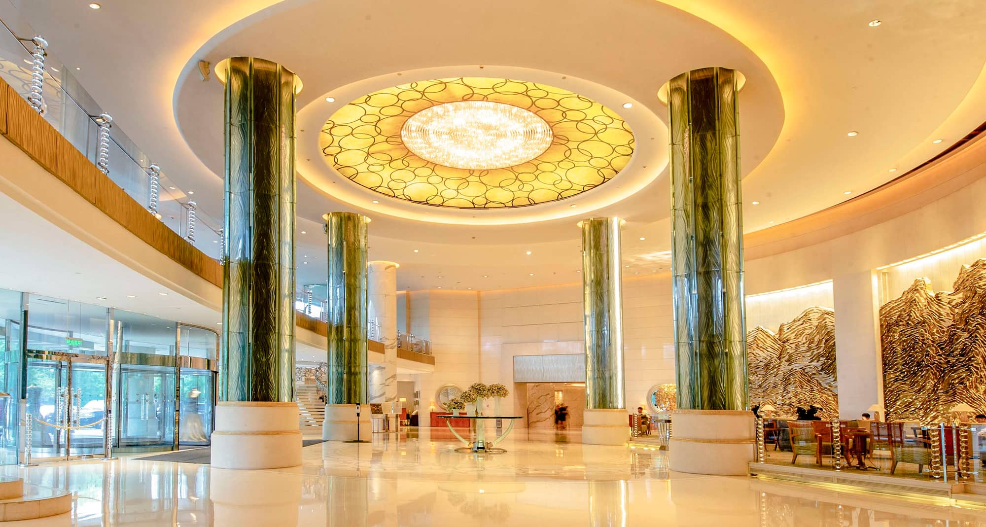 北京昆仑饭店 - The Kunlun Beijing - Lobby at The Kunlun Beijing