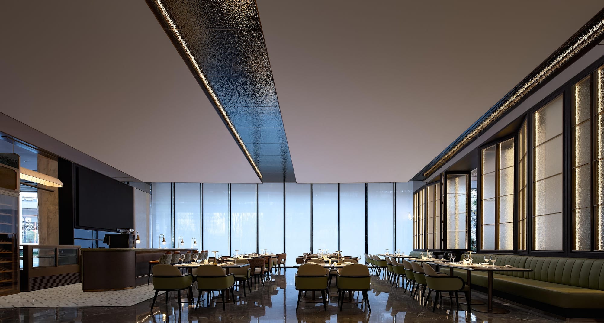 The Kunlun Hua Ting Hotel and Towers, Shanghai - Breakfast Area