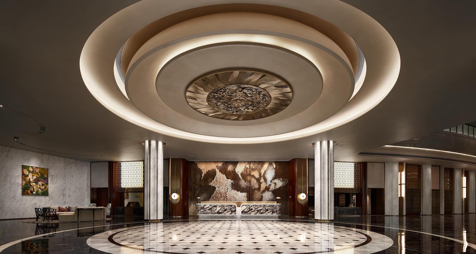 The Kunlun Hua Ting Hotel & Towers, Shanghai - 大堂一览