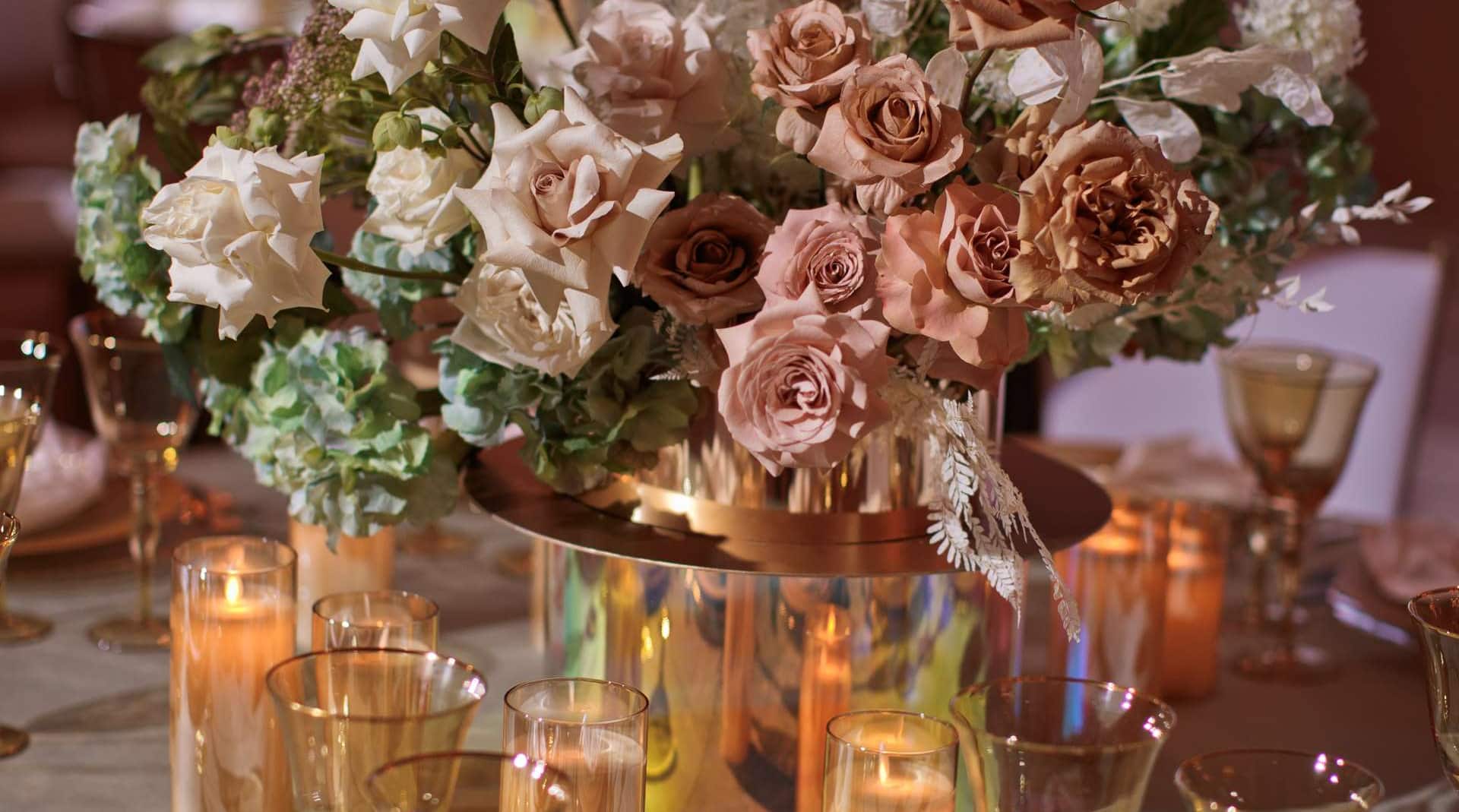 Wedding - Banquet table set-up