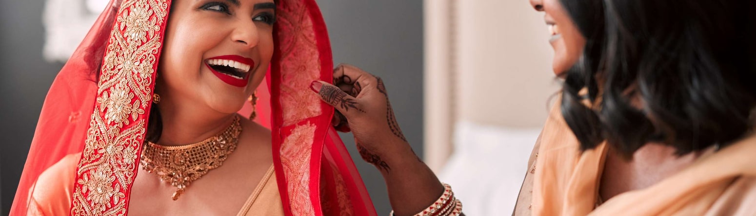 Weddings - Indian Style Wedding - Bride and Mother