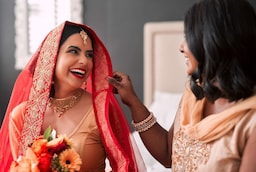 Weddings - Indian Style Wedding - Bride and Mother