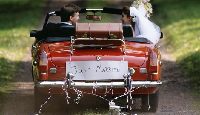Weddings - Just Married Car